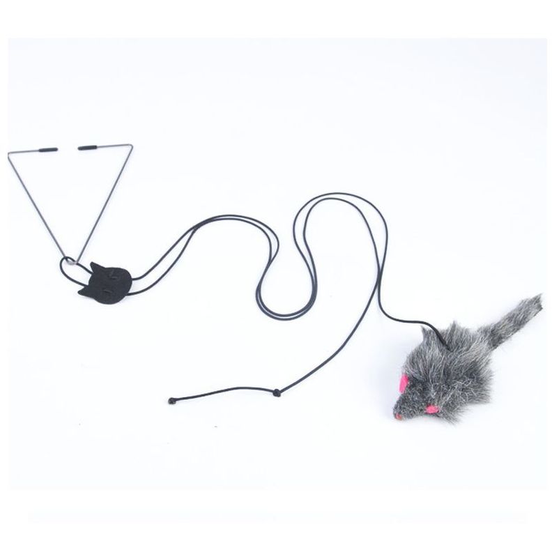 Juguete Para Gatos Colgante Puerta Con Ratón Interactivo-4
