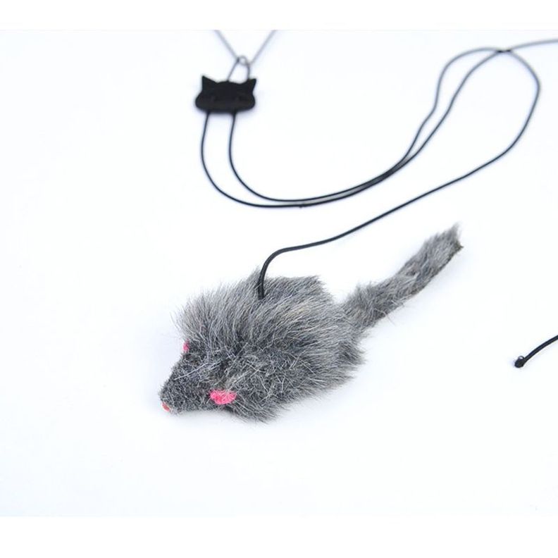 Juguete Para Gatos Colgante Puerta Con Ratón Interactivo-5