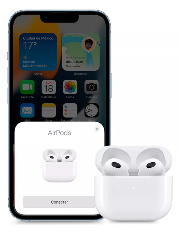 Audífonos 3ra Generación Compatible iPhone / Android Blanco-6