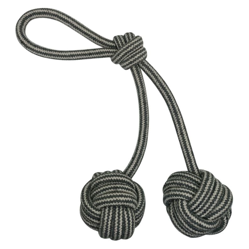 Juguete Para Perros Pelota Doble Cuerda Trenzada-3