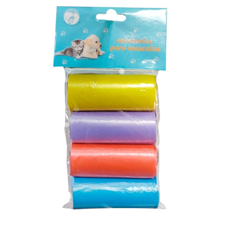 Pack 4 Bolsas Para Desechos De Perro Mascotas Repuestos-0