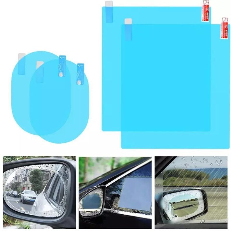 Pack x2 Lamina Antiempañante Retrovisor Espejo Anti Empañante-1