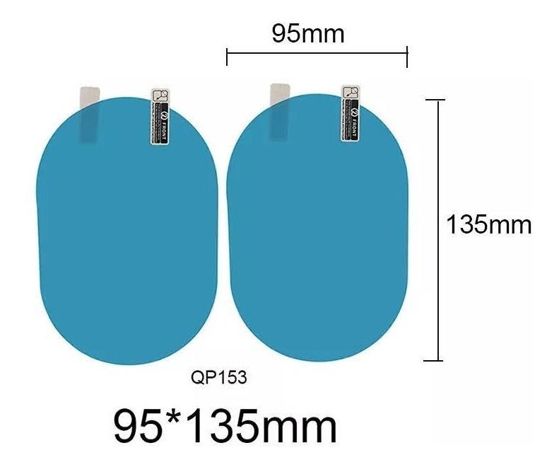 Pack x2 Lamina Antiempañante Retrovisor Espejo Anti Empañante-2