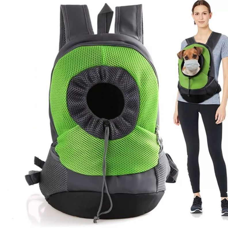 Mochila Malla Bolso Transporte Mascotas Transpirable Grande-4