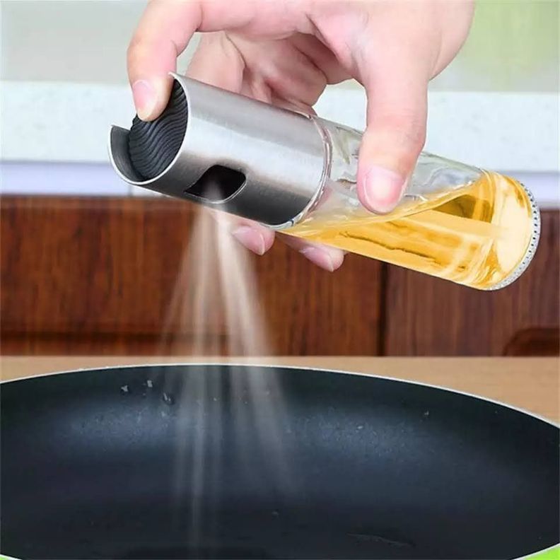 Dispensador Spray Rociador Aceite Vinagre Botella De Vidrio-3