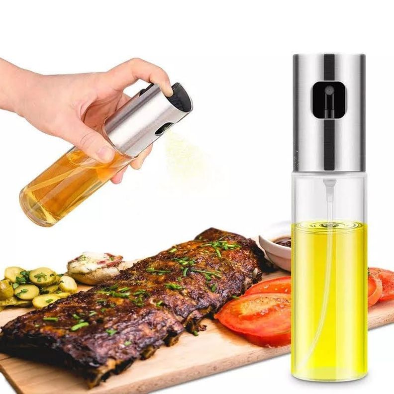 Dispensador Spray Rociador Aceite Vinagre Botella De Vidrio-5