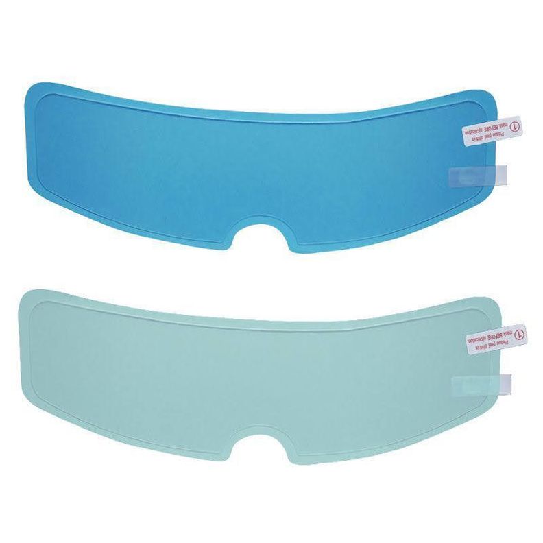 Pack Lamina Anti Luvia + Lamina Anti Empañante Para Casco Moto -0