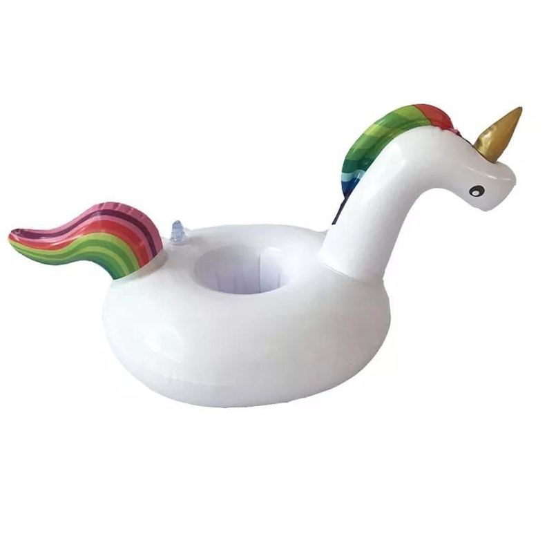 Flotador Unicornio Inflable Piscina para Bebe 60cm Con Asas-1