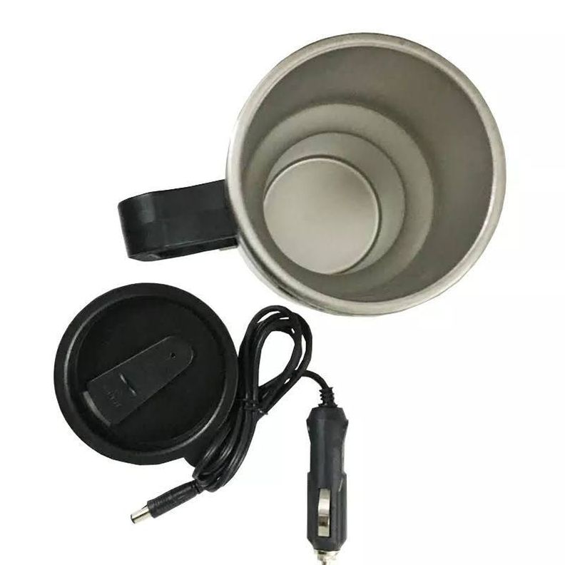 Vaso Tazon Termo Electrico Calentador Auto 12v Cafe Te-1