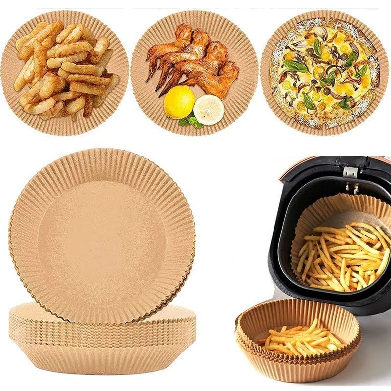 Forros Desechables Antiadherente Freidora Air Fryer 16cm-0