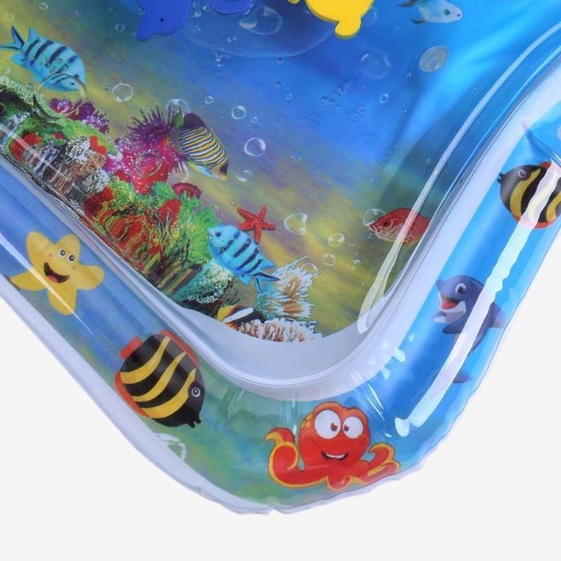 Alfombra de Agua Infable Sensorial para Bebe Cojin Estimulacion-2