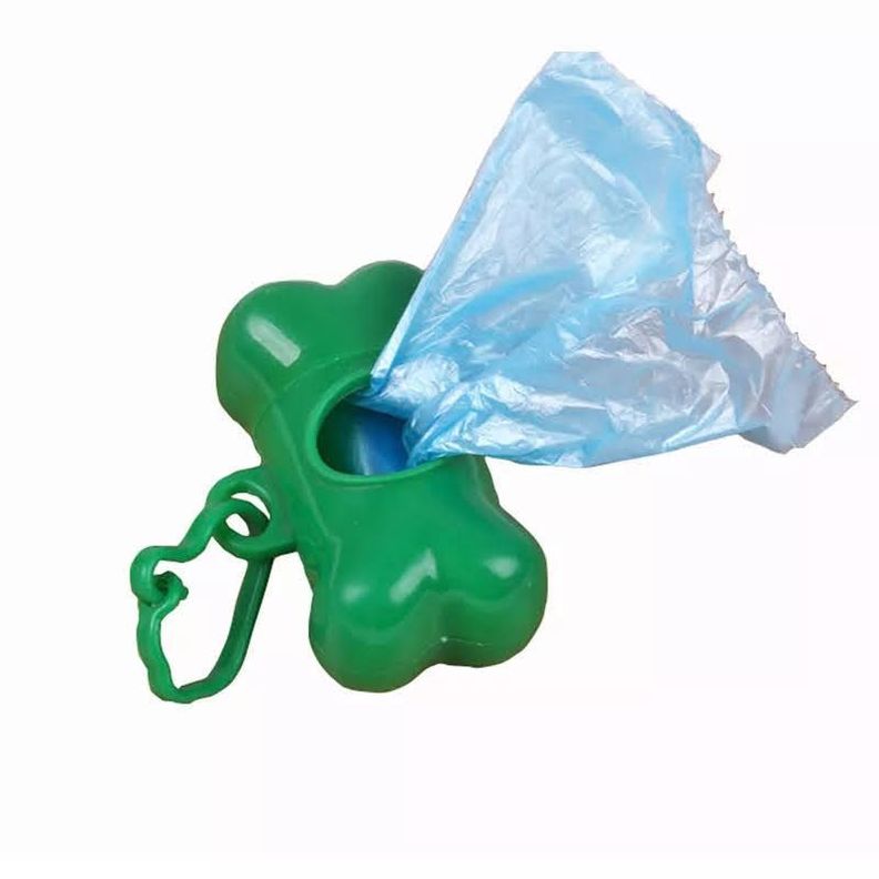 Dispensador de Bolsas + 2 Rollos de bolsas para Excremento-3