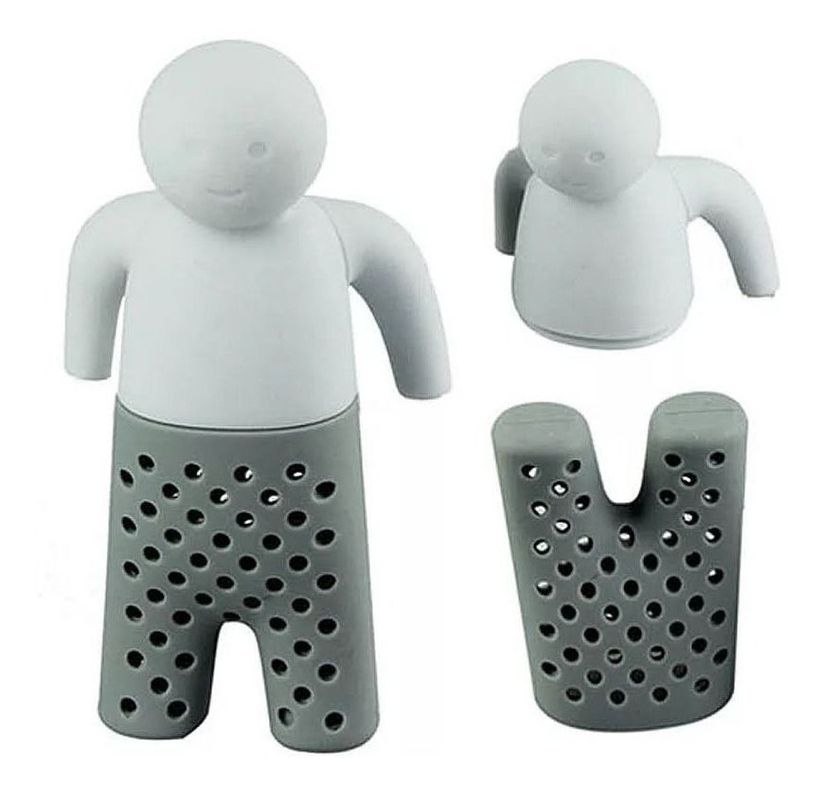 Infusor De Te De Silicona Hombrecito Colador Te-2