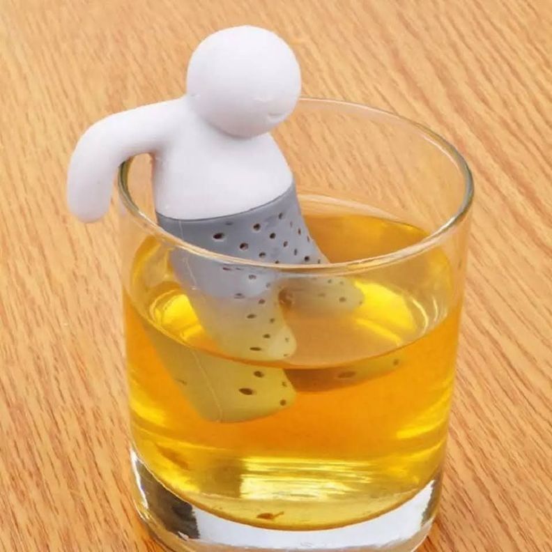 Infusor De Te De Silicona Hombrecito Colador Te-5