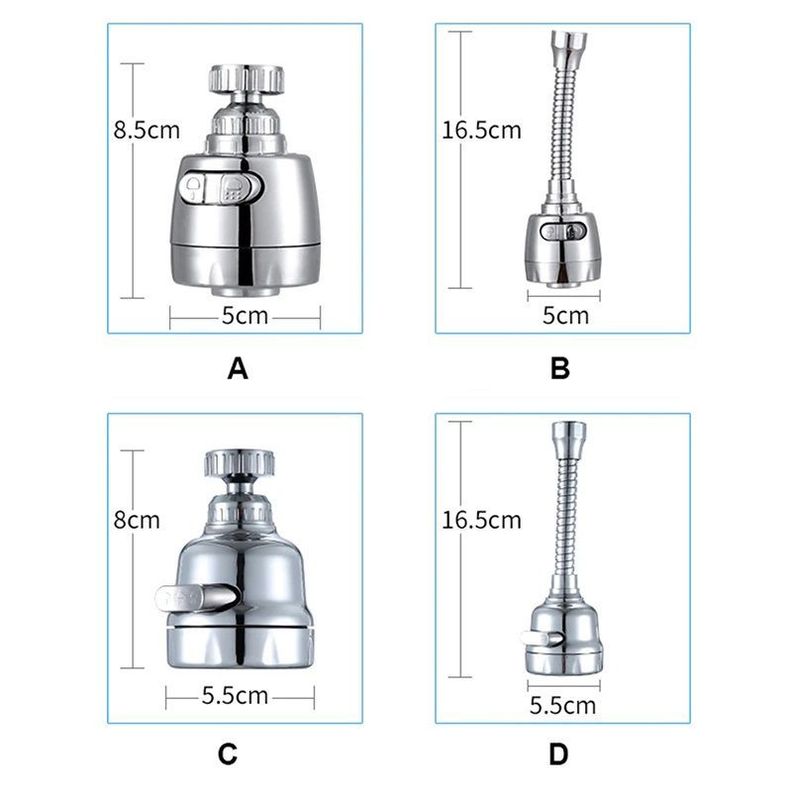 Cabezal Adaptador Llave Grifo Lavaplatos Lavamanos Universal-1