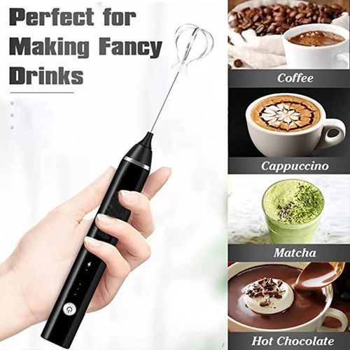Mini Batidor Revolvedor De Café Y Espuma Leche Recargable-2