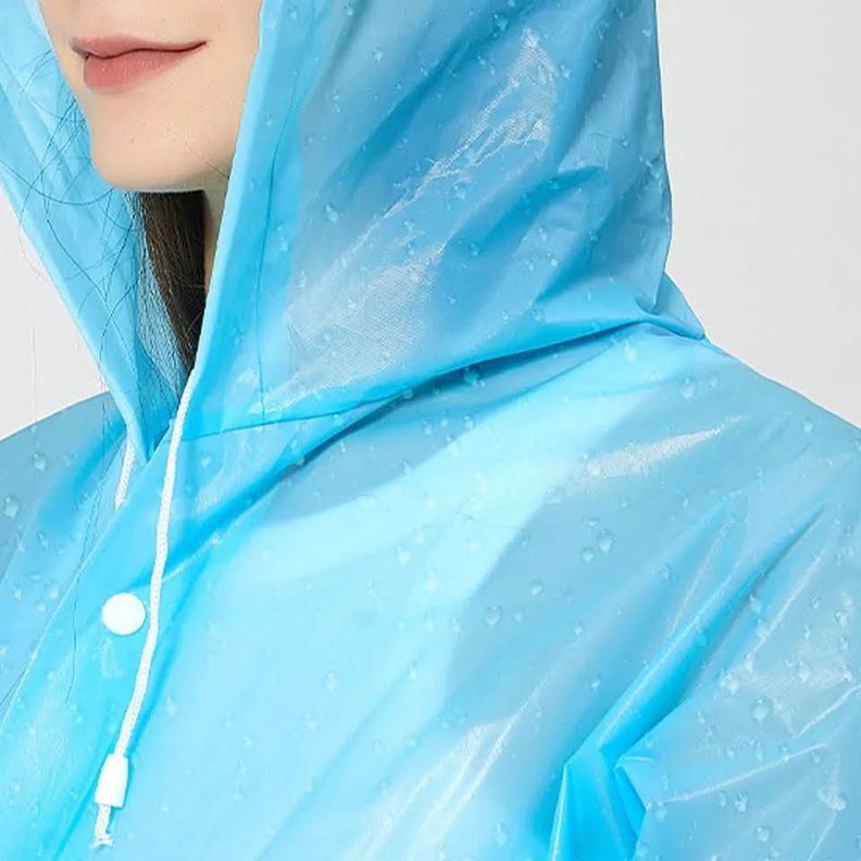 Poncho Para Luvia Gorro Capa Impermiable Adultos Reusable-6