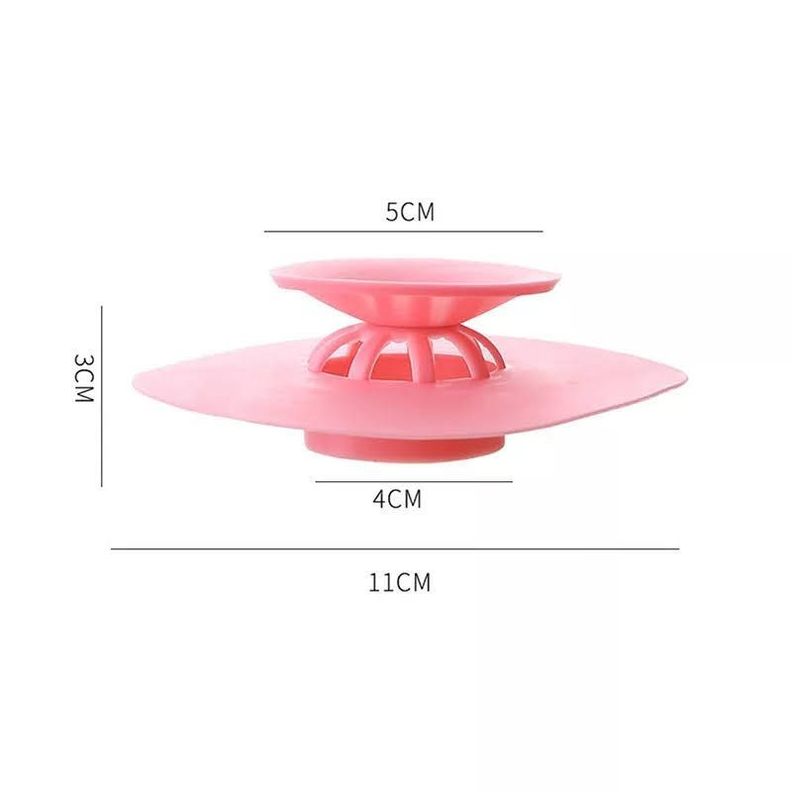 Tapón Cocina Baño Silicona De Drenaje Atrapa Cabellos-Pelos-2