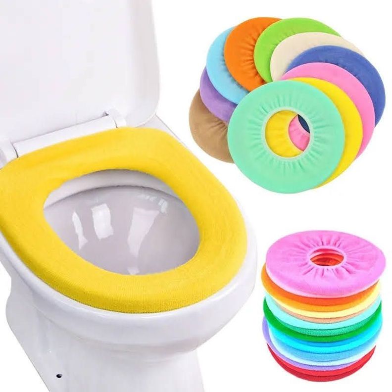 Pack x2 Funda Asiento Baño WC Tapa Universal Calida Inodoro -1