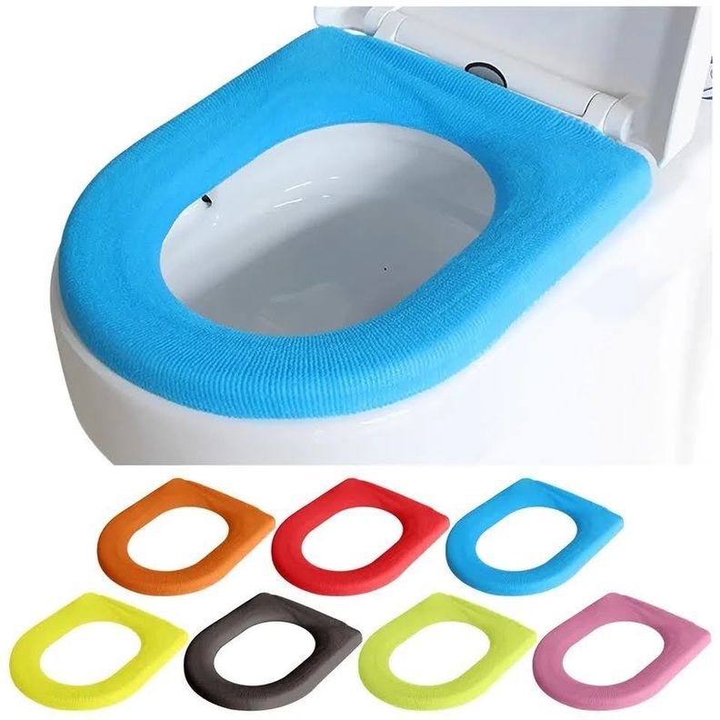 Pack x2 Funda Asiento Baño WC Tapa Universal Calida Inodoro -6