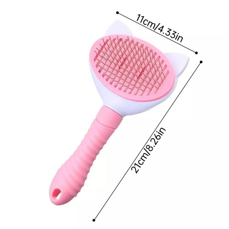 Cepillo Grande Con Boton Extractor Para Mascotas-2