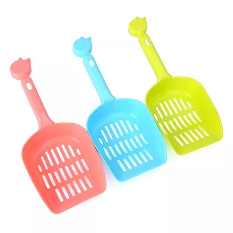 Pala Recoge Fecas para Gatos Pala Para Arenero Reusable Gatitos-2