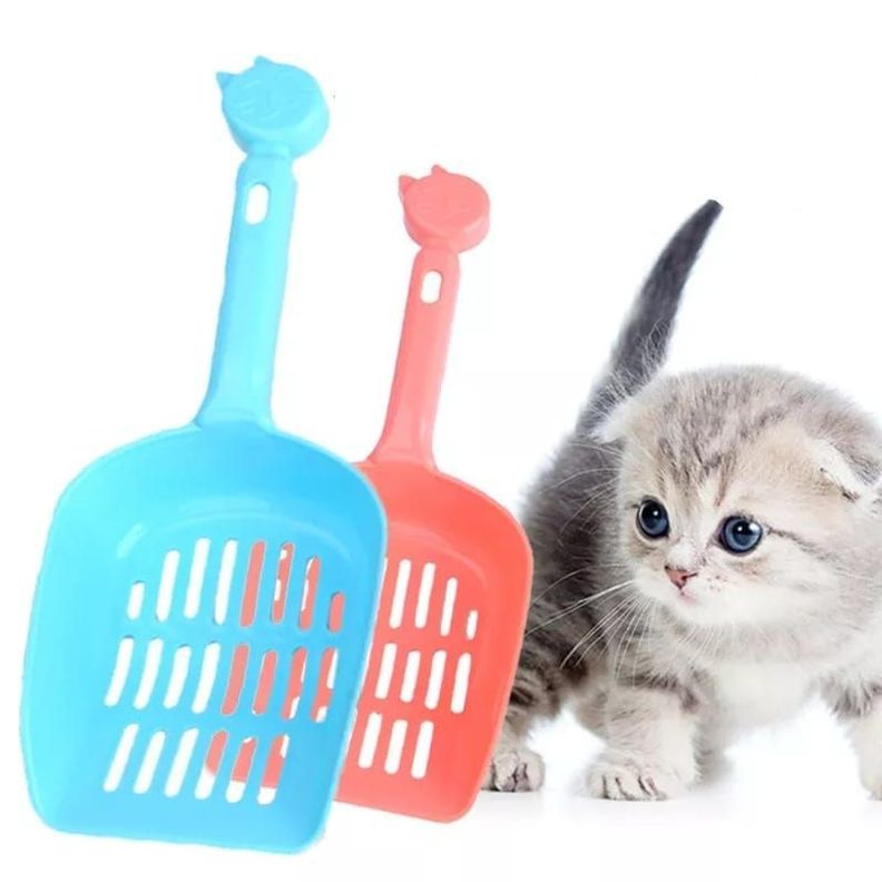 Pala Recoge Fecas para Gatos Pala Para Arenero Reusable Gatitos-3