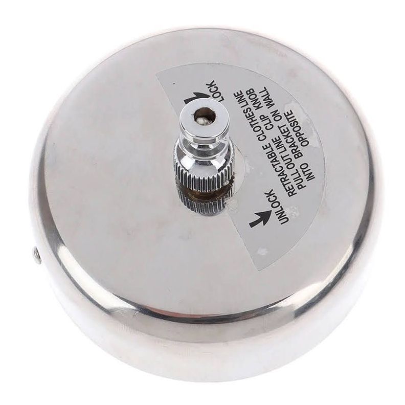 Tendedero Retractil Ropa Colgador Logia Acero Inox Pared 2,8m-3