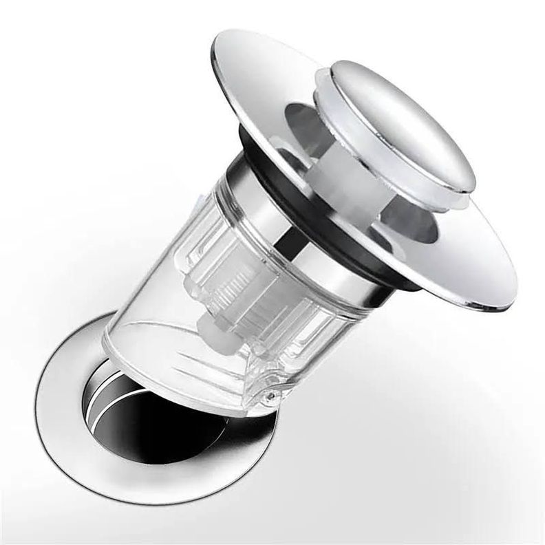 Tapón Filtro Ducha Fregadero Valvula Desague Universal Pop Up-2