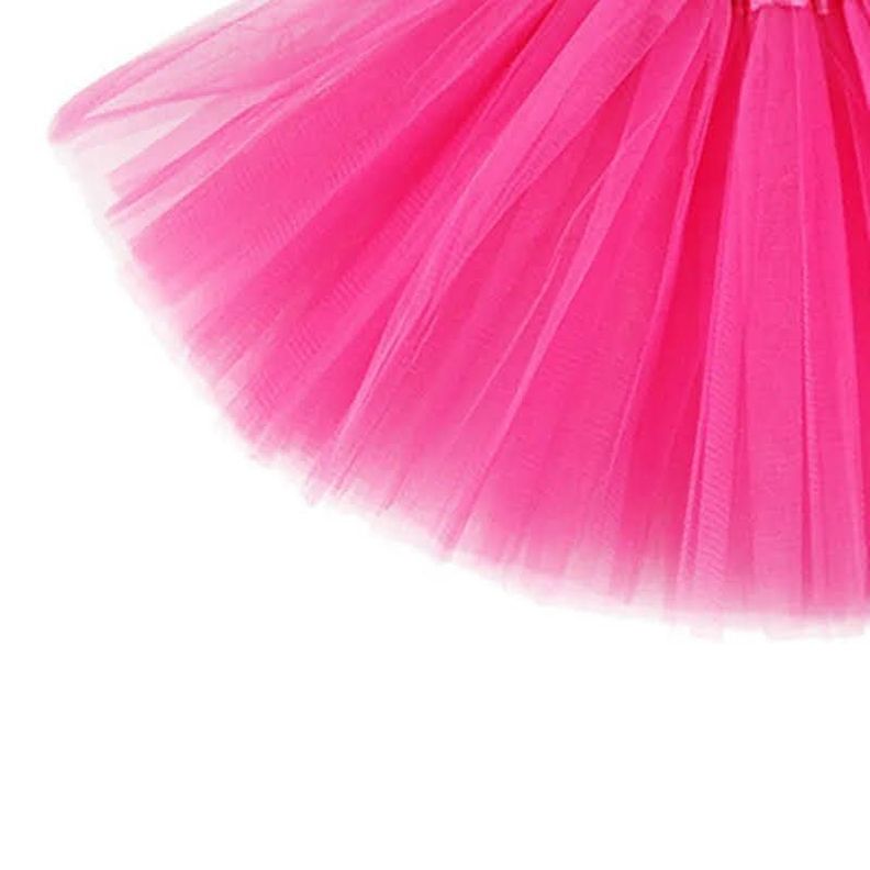 Falda Tutú Para Niñas Hasta 8 Años Disfraz Colores 30cm-2