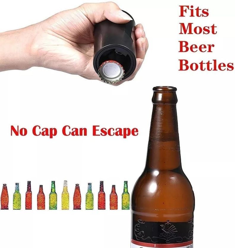 Abridor Cervezas Destapador Botellas Automatico Magnetico-3