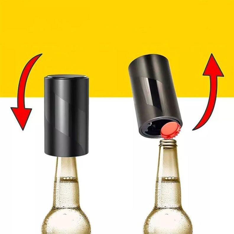 Abridor Cervezas Destapador Botellas Automatico Magnetico-5