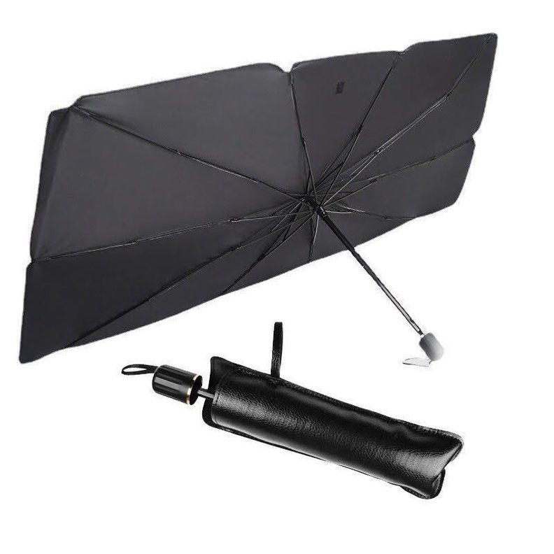 Quitasol Parasol Parabrisas Auto Tipo Sombrilla Cubre Sol-0