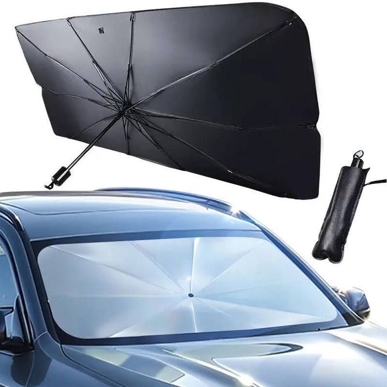 Quitasol Parasol Parabrisas Auto Tipo Sombrilla Cubre Sol-1