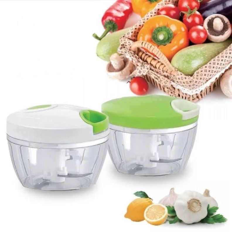 Picador Alimentos Manual Procedador Multiuso Ajo Cebolla-4