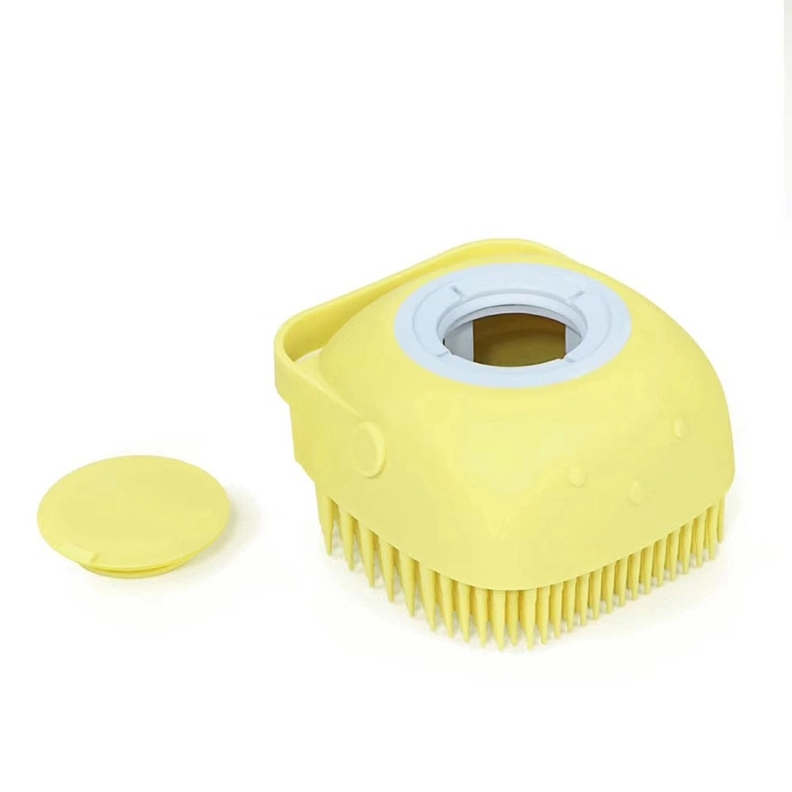 Cepillo Para Baño Mascotas Con Dispensador Automatico-0