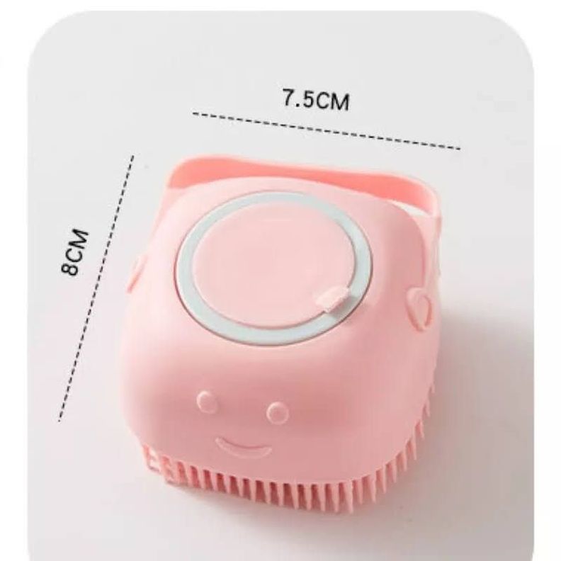 Cepillo Para Baño Mascotas Con Dispensador Automatico-1