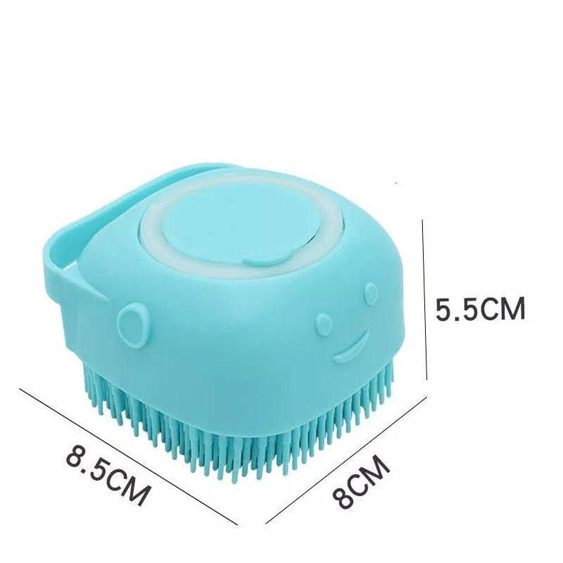 Cepillo Para Baño Mascotas Con Dispensador Automatico-3
