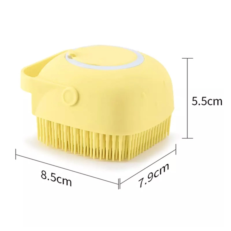 Cepillo Para Baño Mascotas Con Dispensador Automatico-6