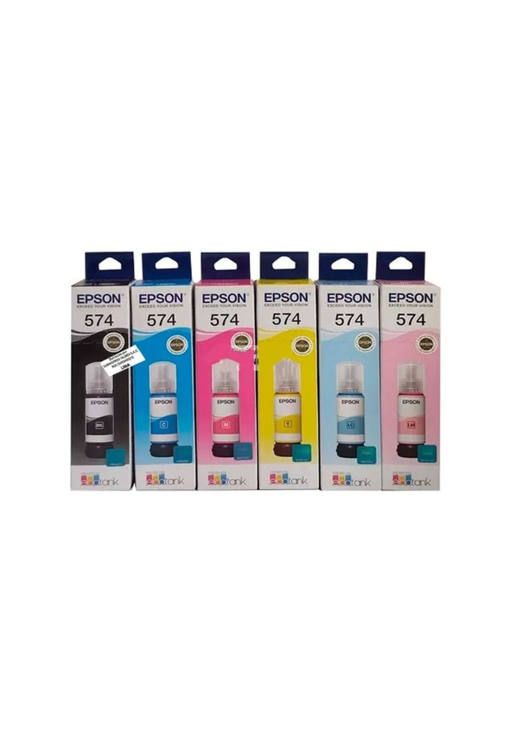 EPSON Kit Tintas Epson T574 6 Tintas L8050 – L18050 PACKT574-0
