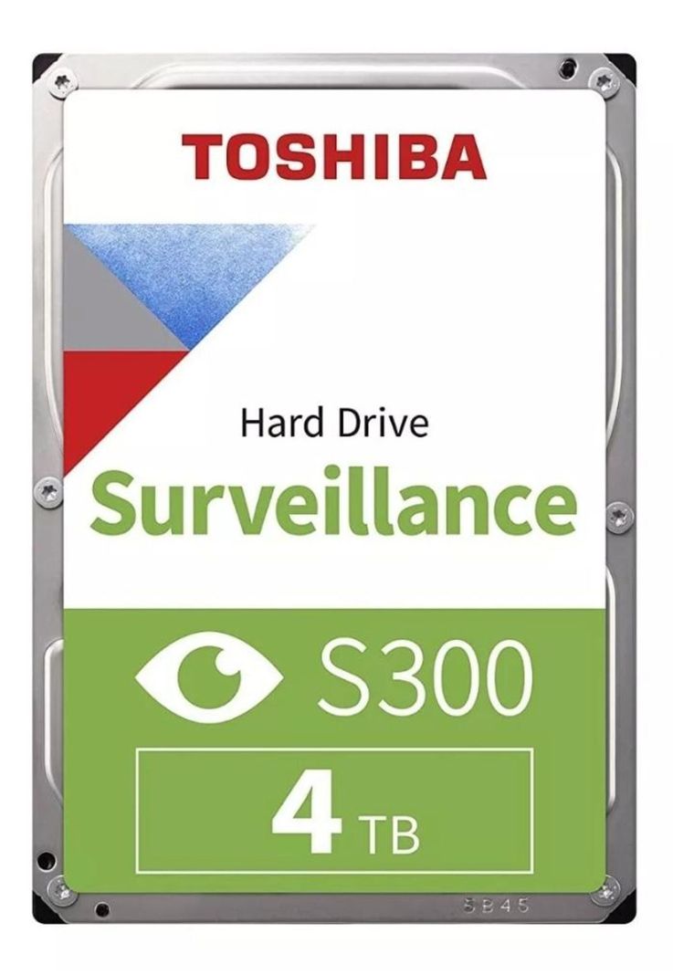 TOSHIBA Disco duro interno para Videovigilancia S300 4TB, HDWT840UZSVA-0
