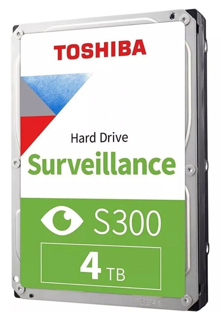 TOSHIBA Disco duro interno para Videovigilancia S300 4TB, HDWT840UZSVA-1