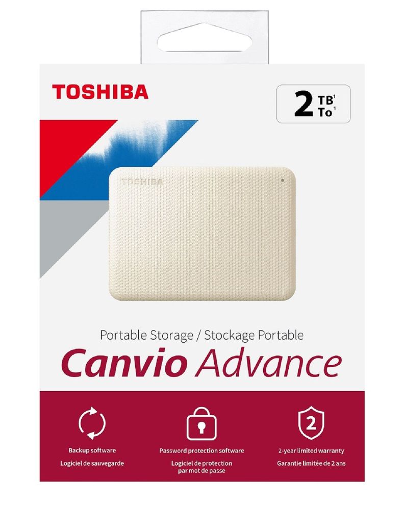 Disco Duro Externo Toshiba 2tb Canvio Advance Blanco-3