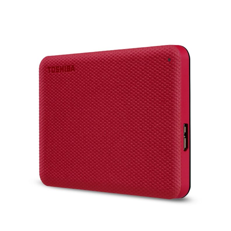 Disco Duro Externo Toshiba 2tb Canvio Advance Rojo-2