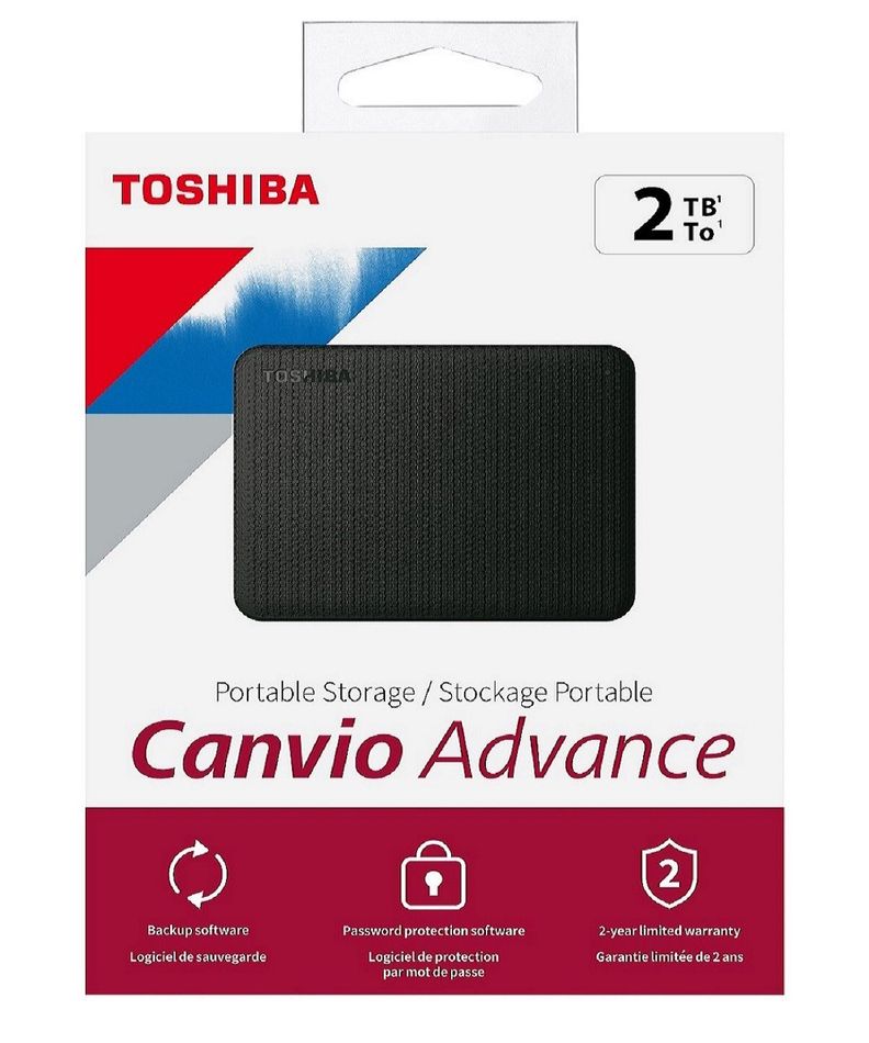 Disco Duro Externo Toshiba 2tb Canvio Advance Negro-2