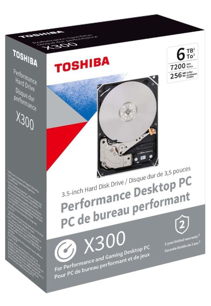 Toshiba X300 6TB Performance & Gaming – HDWR760XZSTA-0