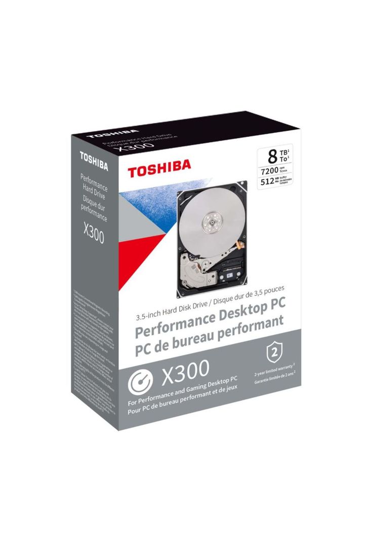 Toshiba X300 8TB Performance & Gaming – HDWR780XZSTA-0