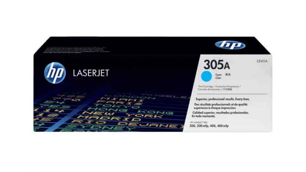 HP Toner LaserJet 305A, Cyan, CE411A Original-0