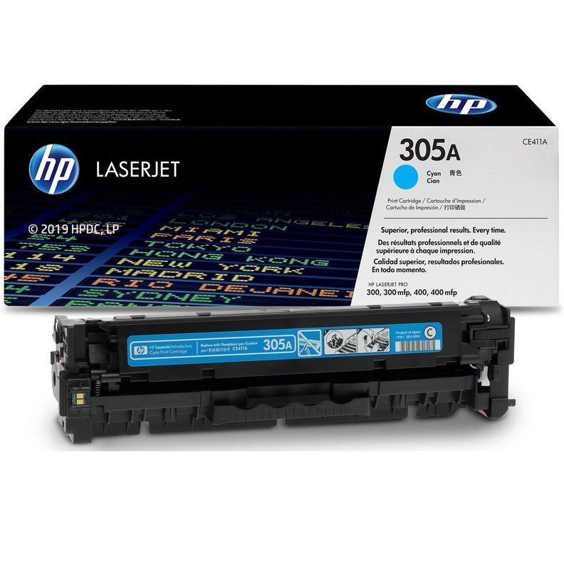 HP Toner LaserJet 305A, Cyan, CE411A Original-3