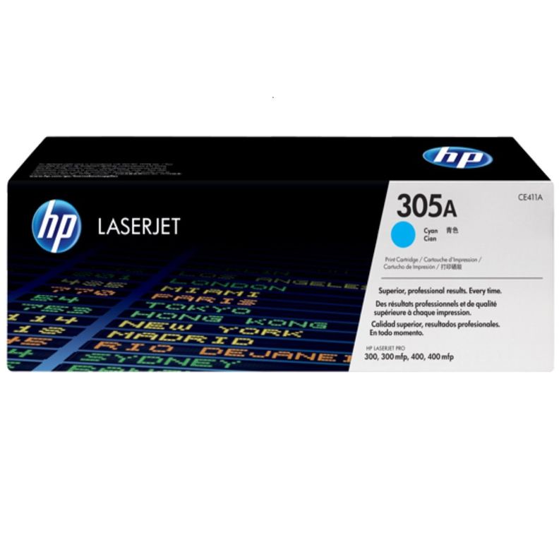 HP Toner LaserJet 305A, Cyan, CE411A Original-5